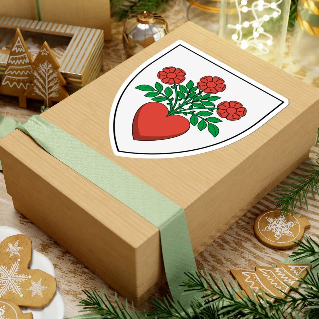 Coa Romania Town Vidombák History (Oman) (Coat of Arms) STICKER Vinyl Kiss-Cut Decal - The Sticker Space