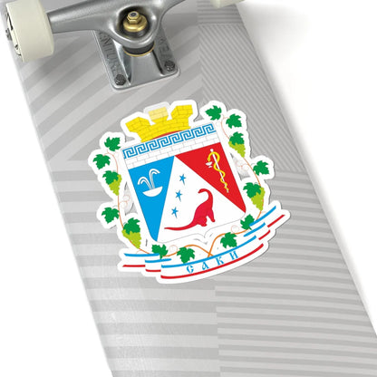 COA Saky Crimea Ukraine (Ukraine) (Coat of Arms) STICKER Vinyl Kiss-Cut Decal - The Sticker Space