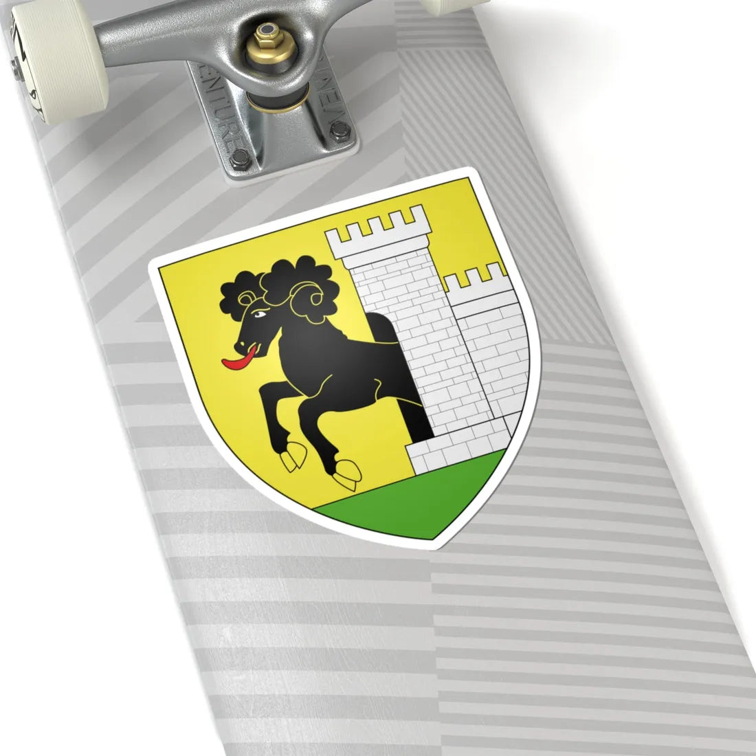 CoA Schaffhausen Schaffhausen (Switzerland) (Coat of Arms) STICKER Vinyl Kiss-Cut Decal - The Sticker Space