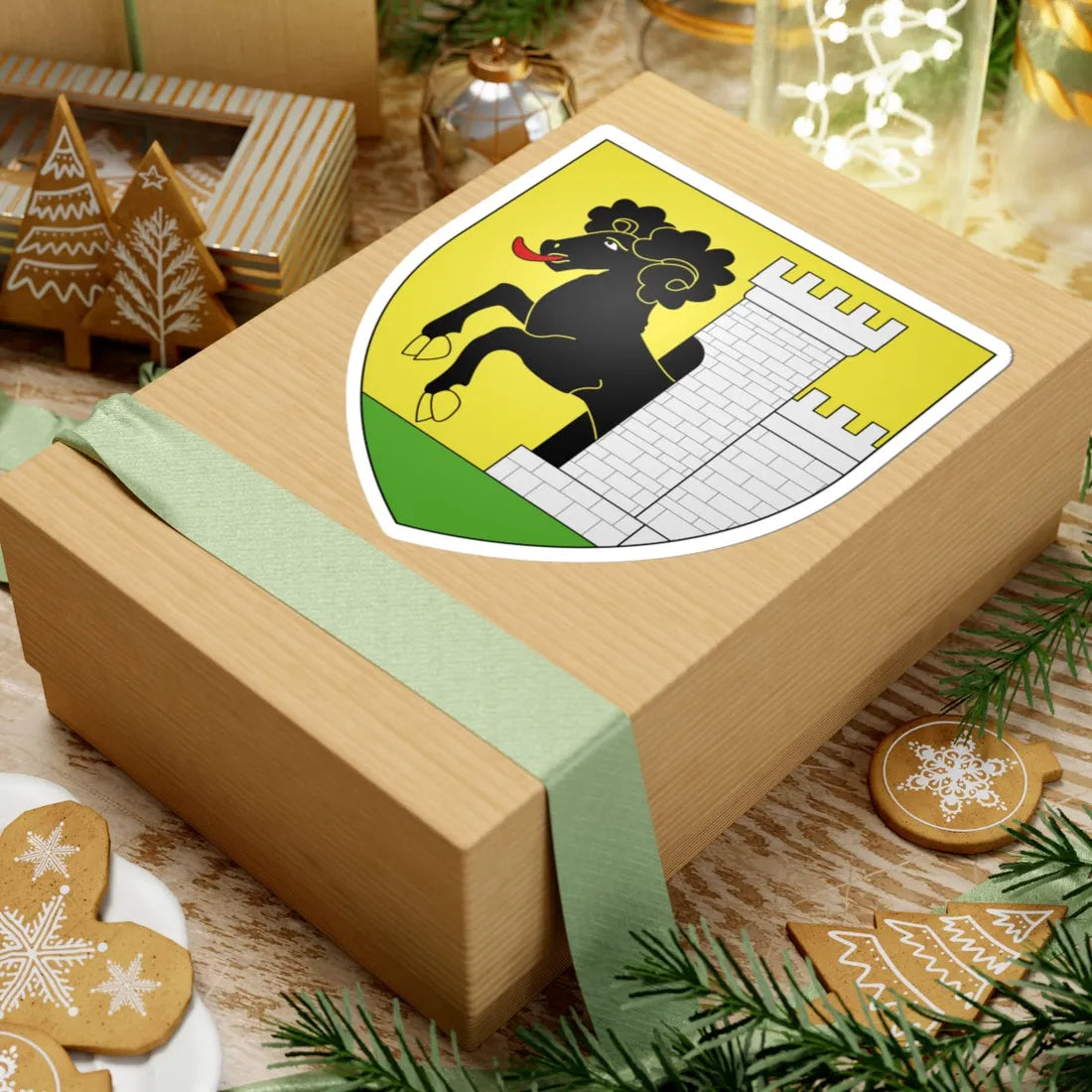 CoA Schaffhausen Schaffhausen (Switzerland) (Coat of Arms) STICKER Vinyl Kiss-Cut Decal - The Sticker Space