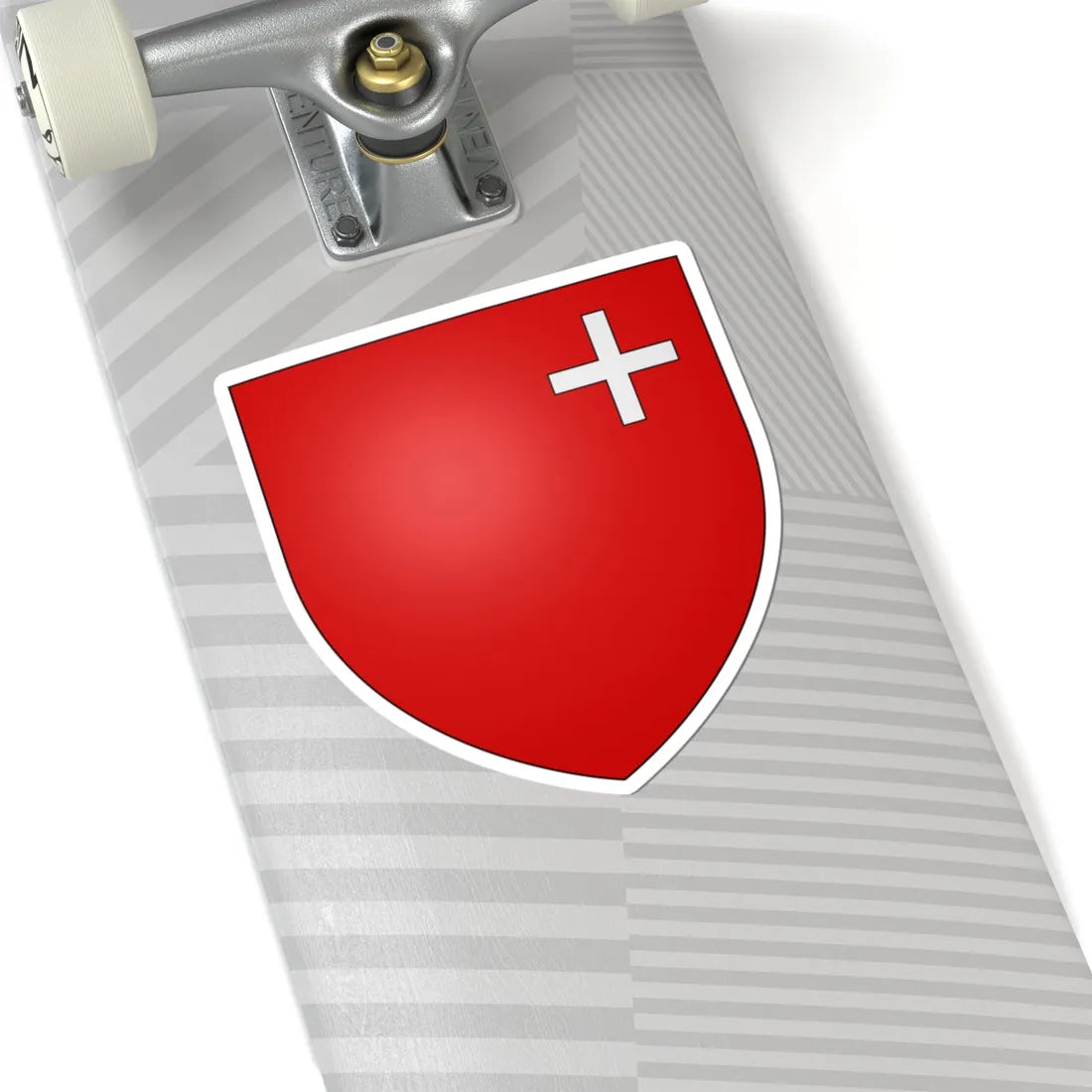 CoA Schwyz Canton (Switzerland) (Coat of Arms) STICKER Vinyl Kiss-Cut Decal - The Sticker Space