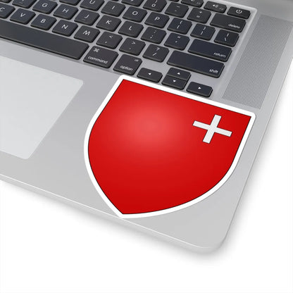 CoA Schwyz Canton (Switzerland) (Coat of Arms) STICKER Vinyl Kiss-Cut Decal - The Sticker Space