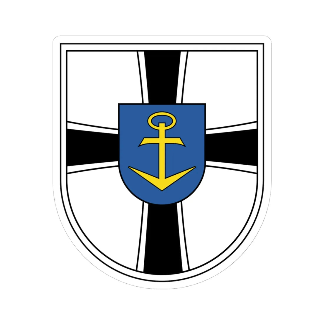 COA SDM (Germany) (Coat of Arms) STICKER Vinyl Kiss-Cut Decal 4 Inch White - The Sticker Space
