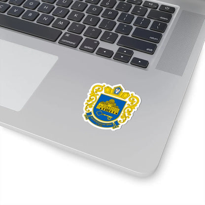 COA Shevchenkivskyi Kyiv Ukraine (Ukraine) (Coat of Arms) STICKER Vinyl Kiss-Cut Decal - The Sticker Space
