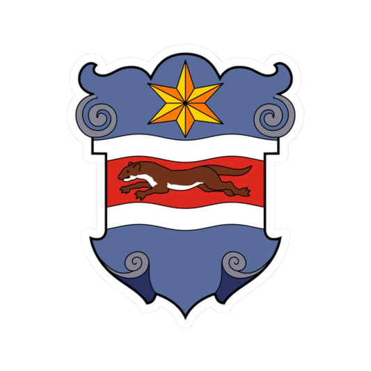 Coa Slavonia Country History (Croatia) (Coat of Arms) STICKER Vinyl Kiss-Cut Decal 2 Inch White - The Sticker Space