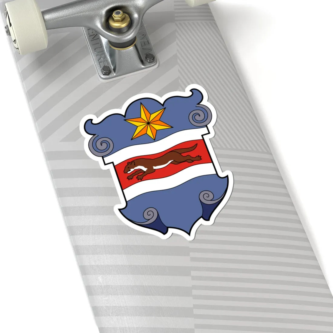 Coa Slavonia Country History (Croatia) (Coat of Arms) STICKER Vinyl Kiss-Cut Decal - The Sticker Space