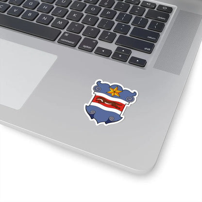 Coa Slavonia Country History (Croatia) (Coat of Arms) STICKER Vinyl Kiss-Cut Decal - The Sticker Space