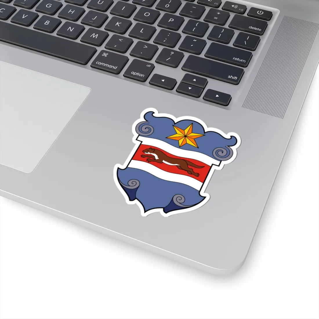 Coa Slavonia Country History (Croatia) (Coat of Arms) STICKER Vinyl Kiss-Cut Decal - The Sticker Space