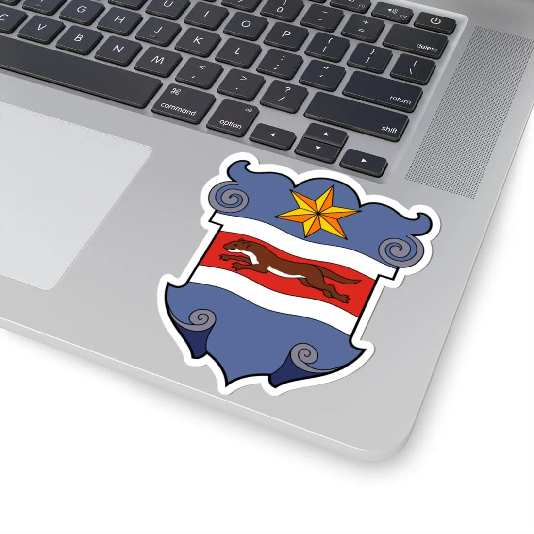 Coa Slavonia Country History (Croatia) (Coat of Arms) STICKER Vinyl Kiss-Cut Decal - The Sticker Space