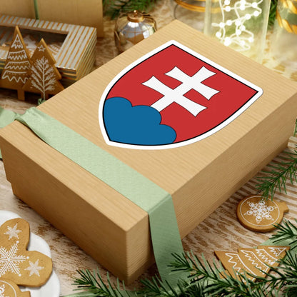 Coa Slovakia Country (Slovakia) (Coat of Arms) STICKER Vinyl Kiss-Cut Decal - The Sticker Space