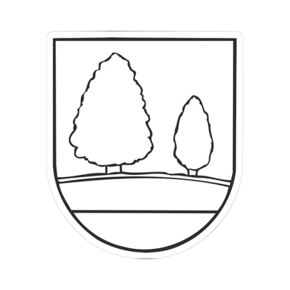 Coa Slovakia Town Ždaňa (Slovakia) (Coat of Arms) STICKER Vinyl Kiss-Cut Decal 3 Inch White - The Sticker Space