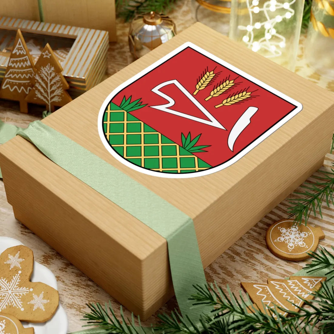 Coa Slovakia Town Dulov (Slovakia) (Coat of Arms) STICKER Vinyl Kiss-Cut Decal - The Sticker Space