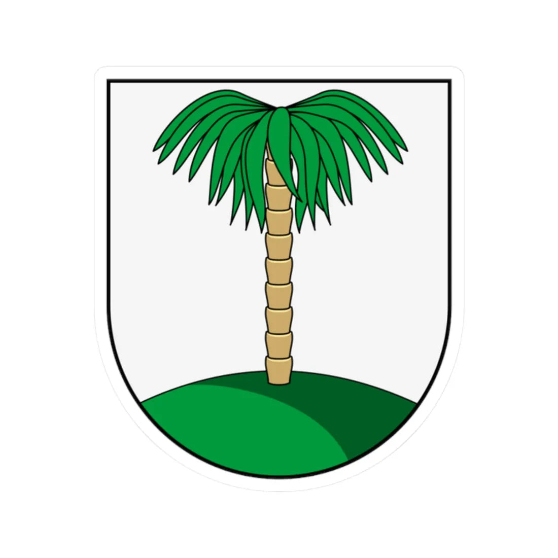 Coa Slovakia Town Fülek (Slovakia) (Coat of Arms) STICKER Vinyl Kiss-Cut Decal 2 Inch White - The Sticker Space