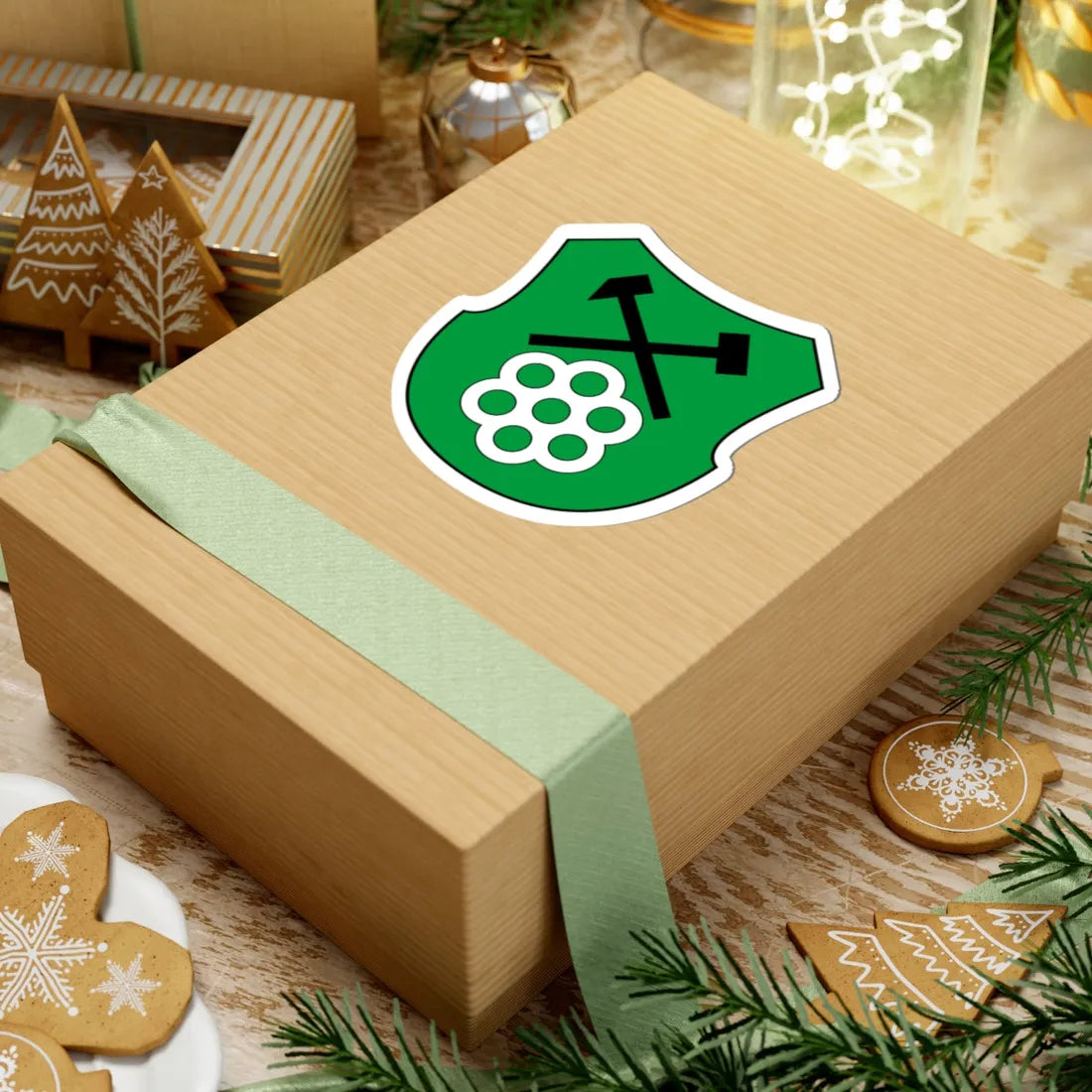 Coa Slovakia Town Hodrusbánya (Slovakia) (Coat of Arms) STICKER Vinyl Kiss-Cut Decal - The Sticker Space