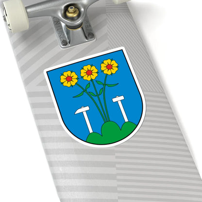 Coa Slovakia Town Igló (Slovakia) (Coat of Arms) STICKER Vinyl Kiss-Cut Decal - The Sticker Space