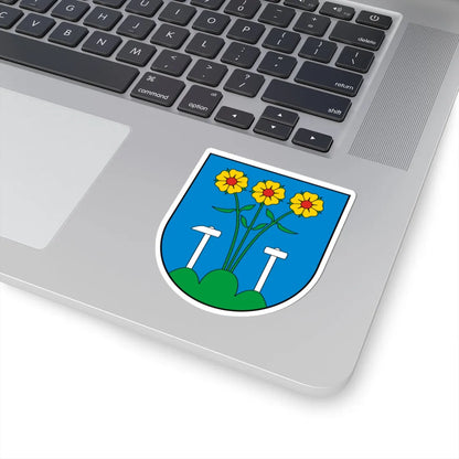 Coa Slovakia Town Igló (Slovakia) (Coat of Arms) STICKER Vinyl Kiss-Cut Decal - The Sticker Space
