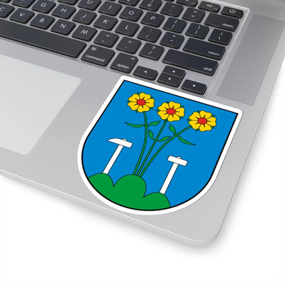 Coa Slovakia Town Igló (Slovakia) (Coat of Arms) STICKER Vinyl Kiss-Cut Decal - The Sticker Space