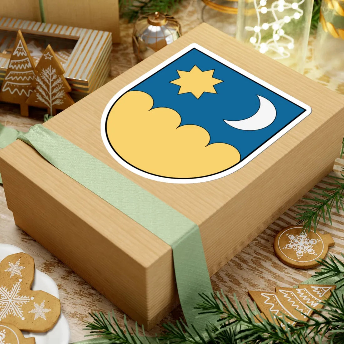 Coa Slovakia Town Ipolyság (Slovakia) (Coat of Arms) STICKER Vinyl Kiss-Cut Decal - The Sticker Space