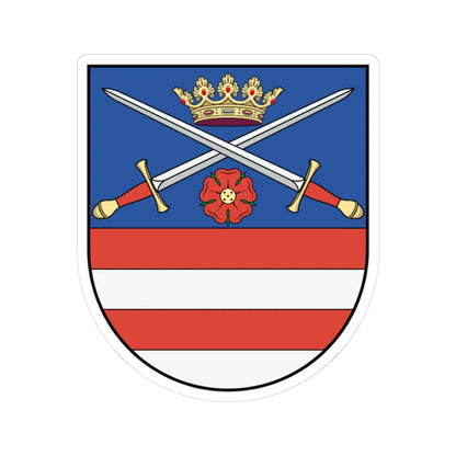 Coa Slovakia Town Kežmarok (Slovakia) (Coat of Arms) STICKER Vinyl Kiss-Cut Decal 3 Inch White - The Sticker Space