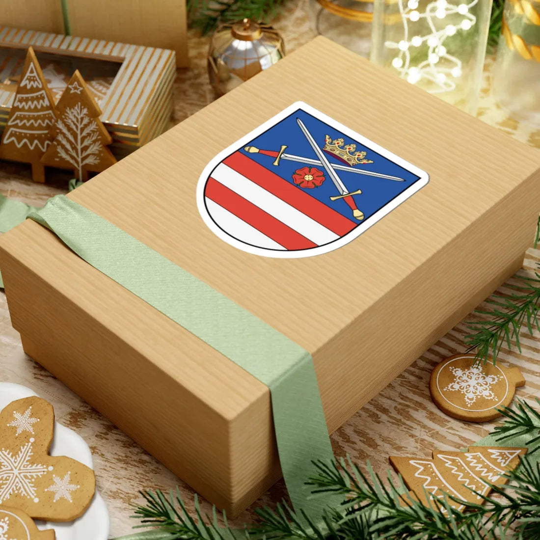 Coa Slovakia Town Kežmarok (Slovakia) (Coat of Arms) STICKER Vinyl Kiss-Cut Decal - The Sticker Space