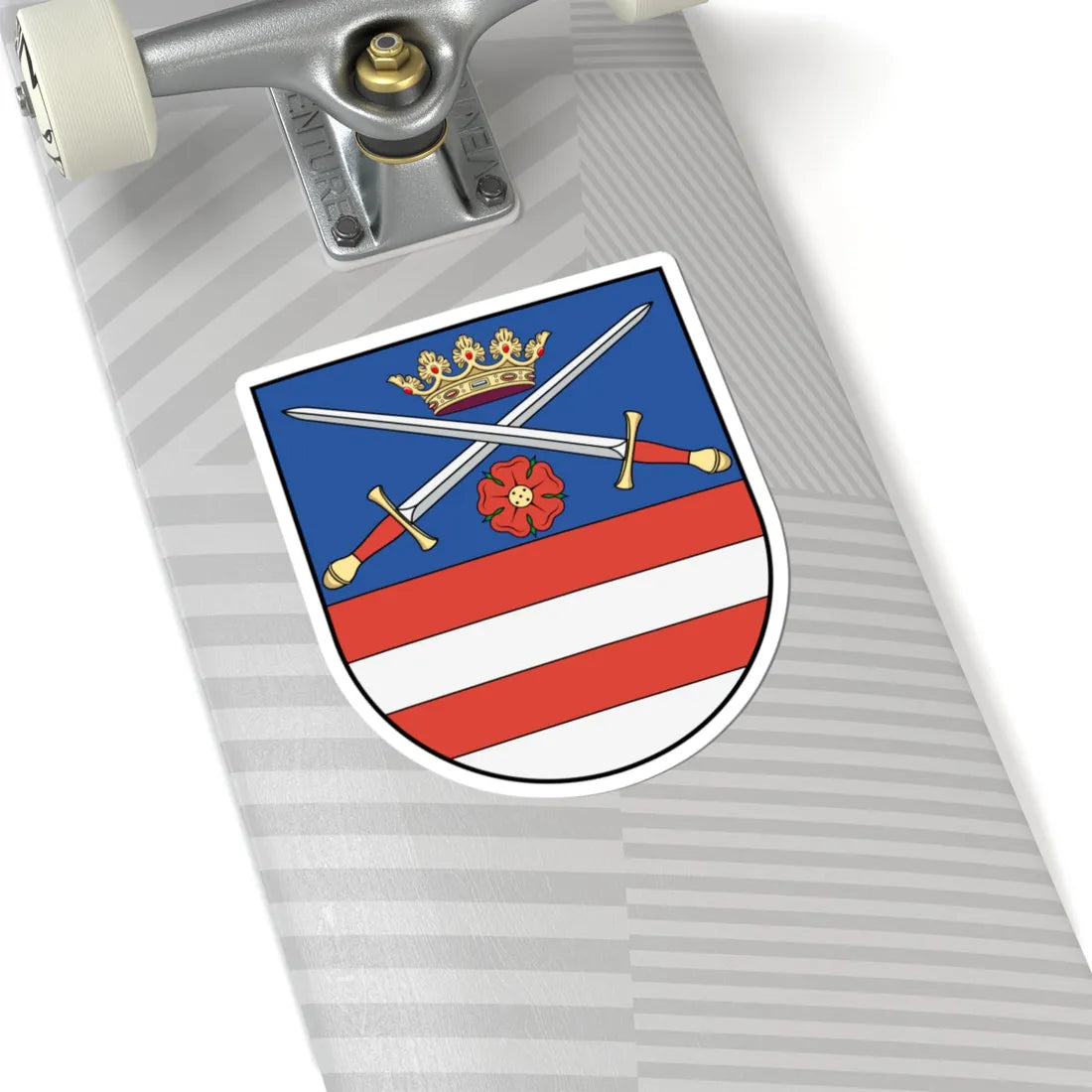 Coa Slovakia Town Kežmarok (Slovakia) (Coat of Arms) STICKER Vinyl Kiss-Cut Decal - The Sticker Space