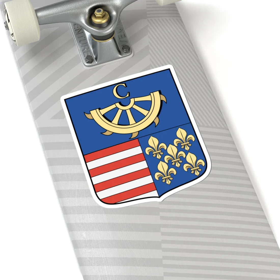 Coa Slovakia Town Körmöcbánya (Slovakia) (Coat of Arms) STICKER Vinyl Kiss-Cut Decal - The Sticker Space