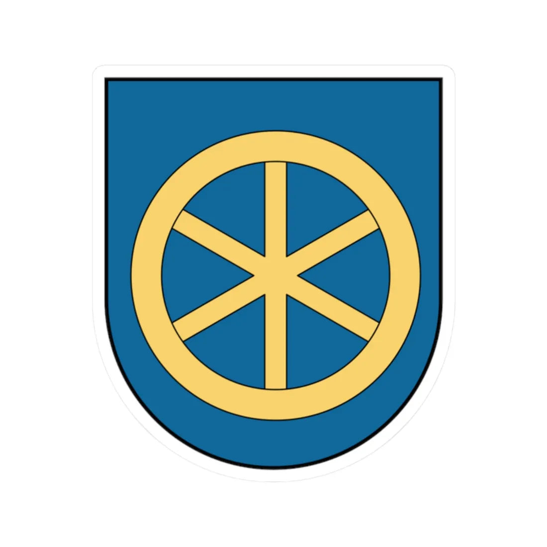 Coa Slovakia Town Nagyszombat (Slovakia) (Coat of Arms) STICKER Vinyl Kiss-Cut Decal 2 Inch White - The Sticker Space