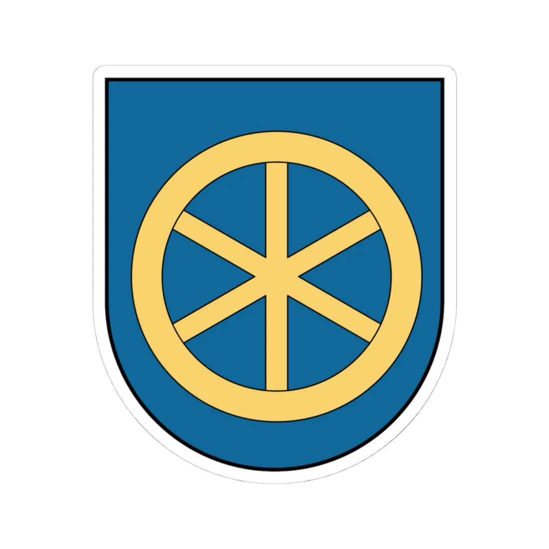 Coa Slovakia Town Nagyszombat (Slovakia) (Coat of Arms) STICKER Vinyl Kiss-Cut Decal 4 Inch White - The Sticker Space