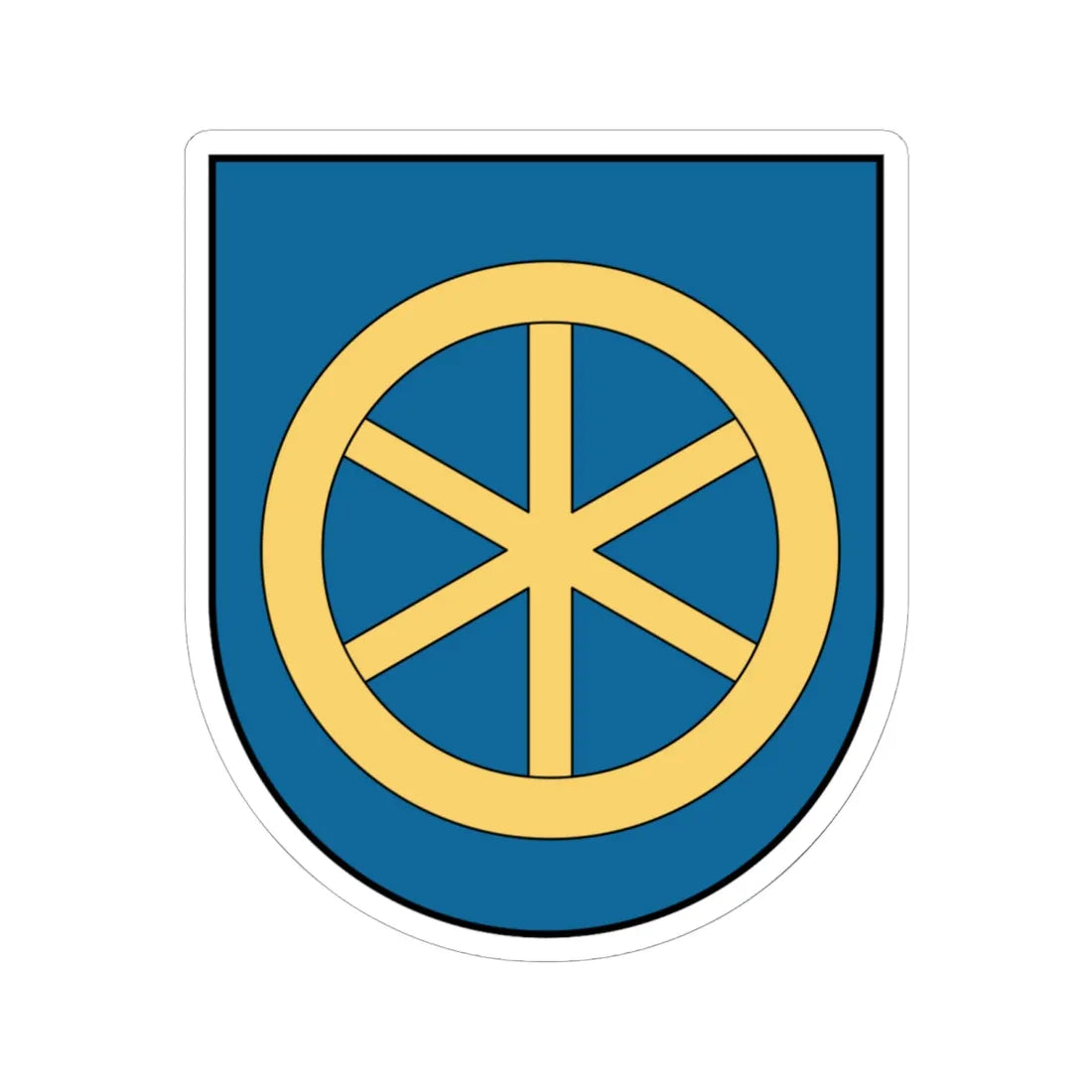 Coa Slovakia Town Nagyszombat (Slovakia) (Coat of Arms) STICKER Vinyl Kiss-Cut Decal 6 Inch White - The Sticker Space