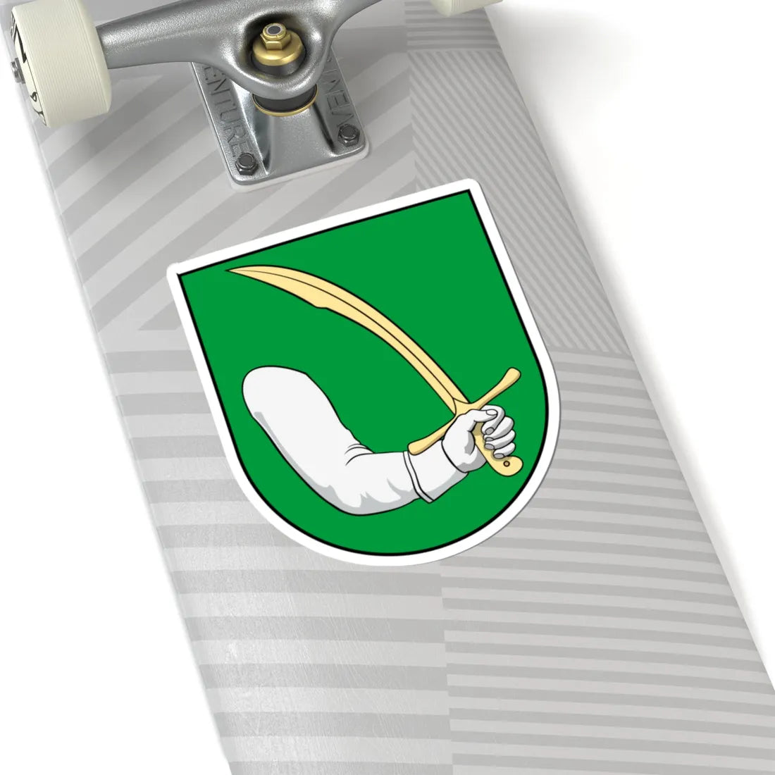 Coa Slovakia Town Nemeskosút (Slovakia) (Coat of Arms) STICKER Vinyl Kiss-Cut Decal - The Sticker Space