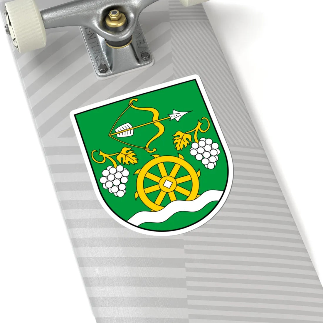 Coa Slovakia Town Nyitranagykér (Slovakia) (Coat of Arms) STICKER Vinyl Kiss-Cut Decal - The Sticker Space