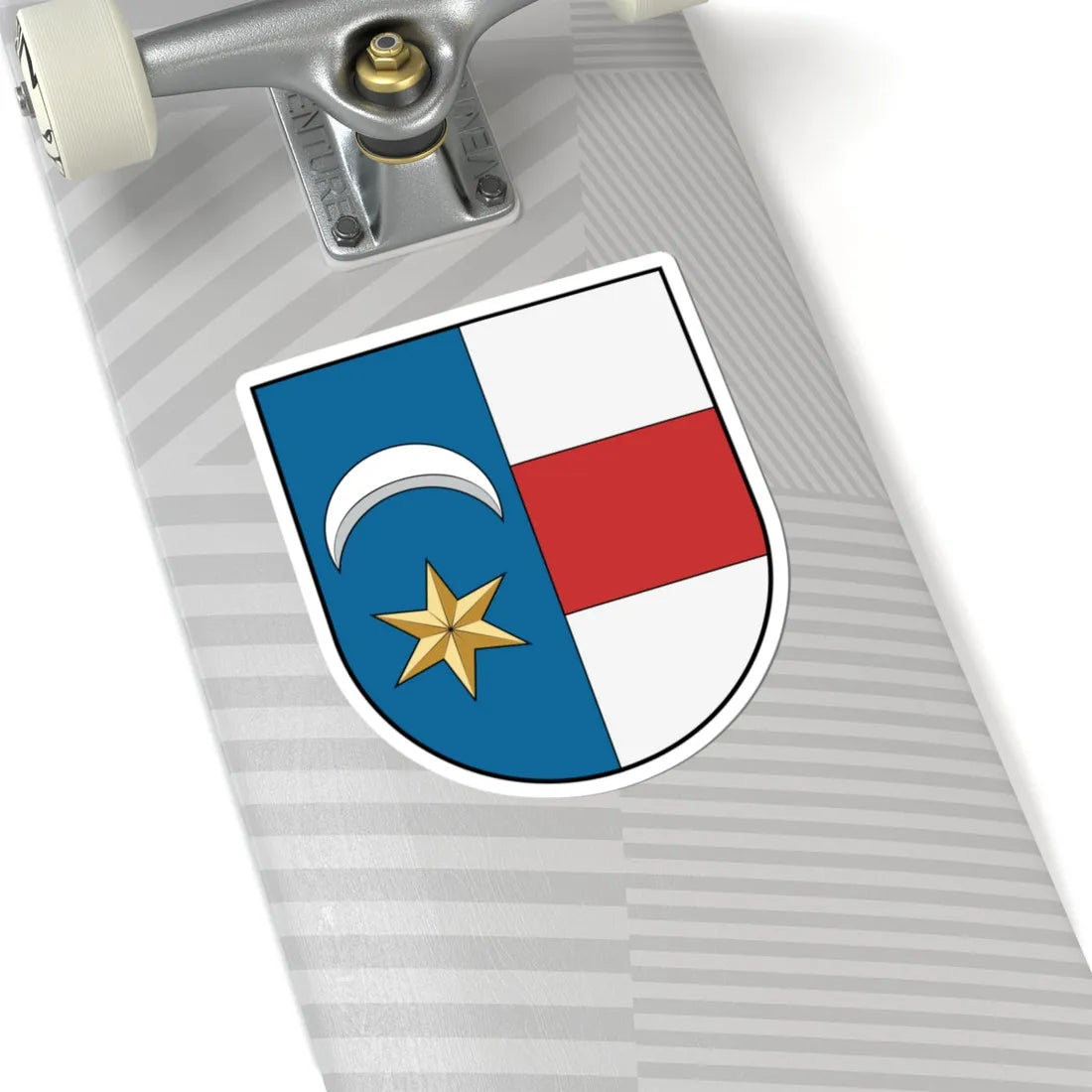 Coa Slovakia Town Nyustya (Slovakia) (Coat of Arms) STICKER Vinyl Kiss-Cut Decal - The Sticker Space