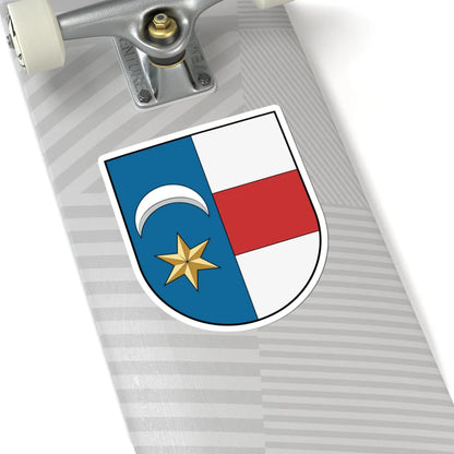 Coa Slovakia Town Nyustya (Slovakia) (Coat of Arms) STICKER Vinyl Kiss-Cut Decal - The Sticker Space