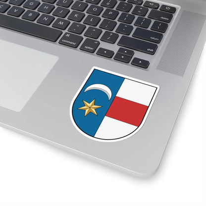 Coa Slovakia Town Nyustya (Slovakia) (Coat of Arms) STICKER Vinyl Kiss-Cut Decal - The Sticker Space