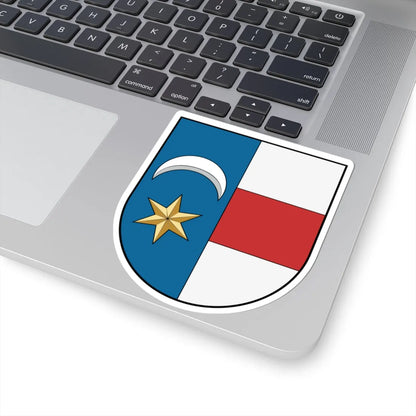 Coa Slovakia Town Nyustya (Slovakia) (Coat of Arms) STICKER Vinyl Kiss-Cut Decal - The Sticker Space
