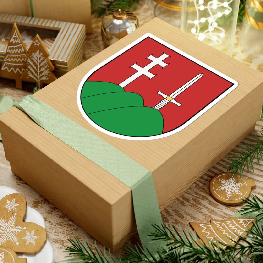 Coa Slovakia Town Pelsőc (Slovakia) (Coat of Arms) STICKER Vinyl Kiss-Cut Decal - The Sticker Space