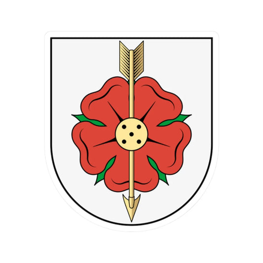 Coa Slovakia Town Rózsahegy (Slovakia) (Coat of Arms) STICKER Vinyl Kiss-Cut Decal 2 Inch White - The Sticker Space