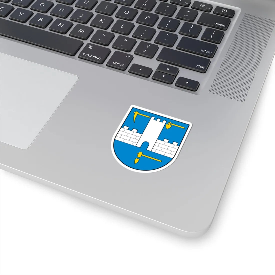 Coa Slovakia Town Selmecbánya (Slovakia) (Coat of Arms) STICKER Vinyl Kiss-Cut Decal - The Sticker Space