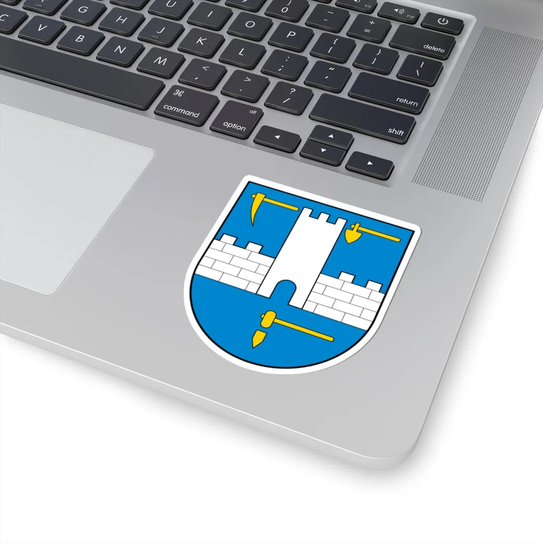 Coa Slovakia Town Selmecbánya (Slovakia) (Coat of Arms) STICKER Vinyl Kiss-Cut Decal - The Sticker Space