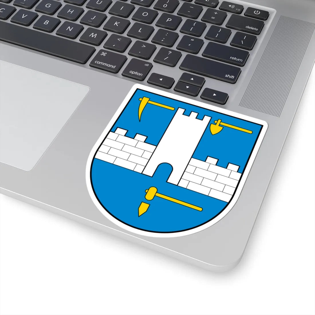 Coa Slovakia Town Selmecbánya (Slovakia) (Coat of Arms) STICKER Vinyl Kiss-Cut Decal - The Sticker Space