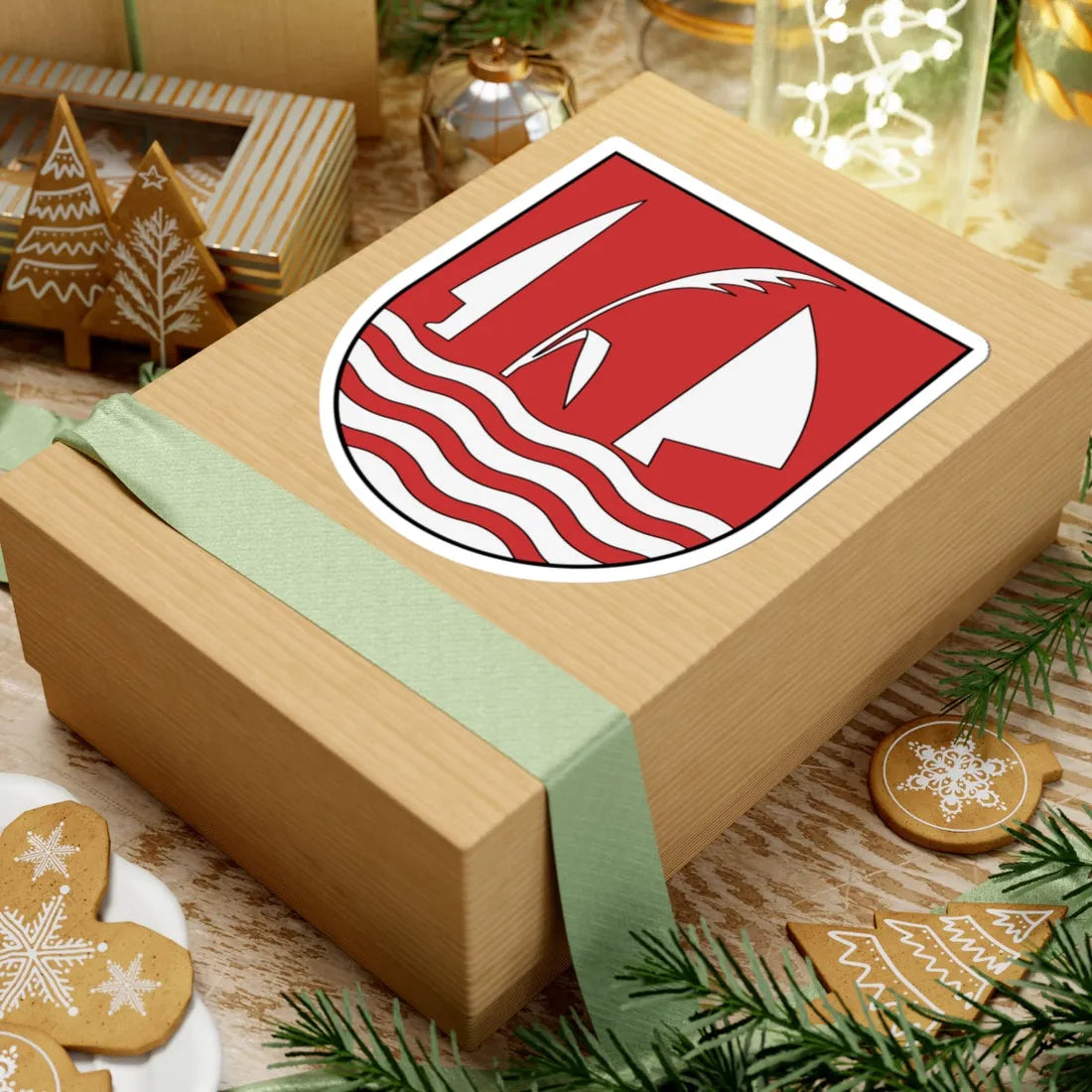 Coa Slovakia Town Veľké Kosihy (Slovakia) (Coat of Arms) STICKER Vinyl Kiss-Cut Decal - The Sticker Space