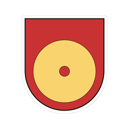 Coa Slovakia Town Zsarnóca (Slovakia) (Coat of Arms) STICKER Vinyl Kiss-Cut Decal 4 Inch White - The Sticker Space