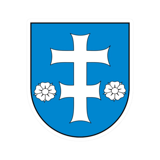 Coa Smižany (Slovakia) (Coat of Arms) STICKER Vinyl Kiss-Cut Decal 2 Inch White - The Sticker Space