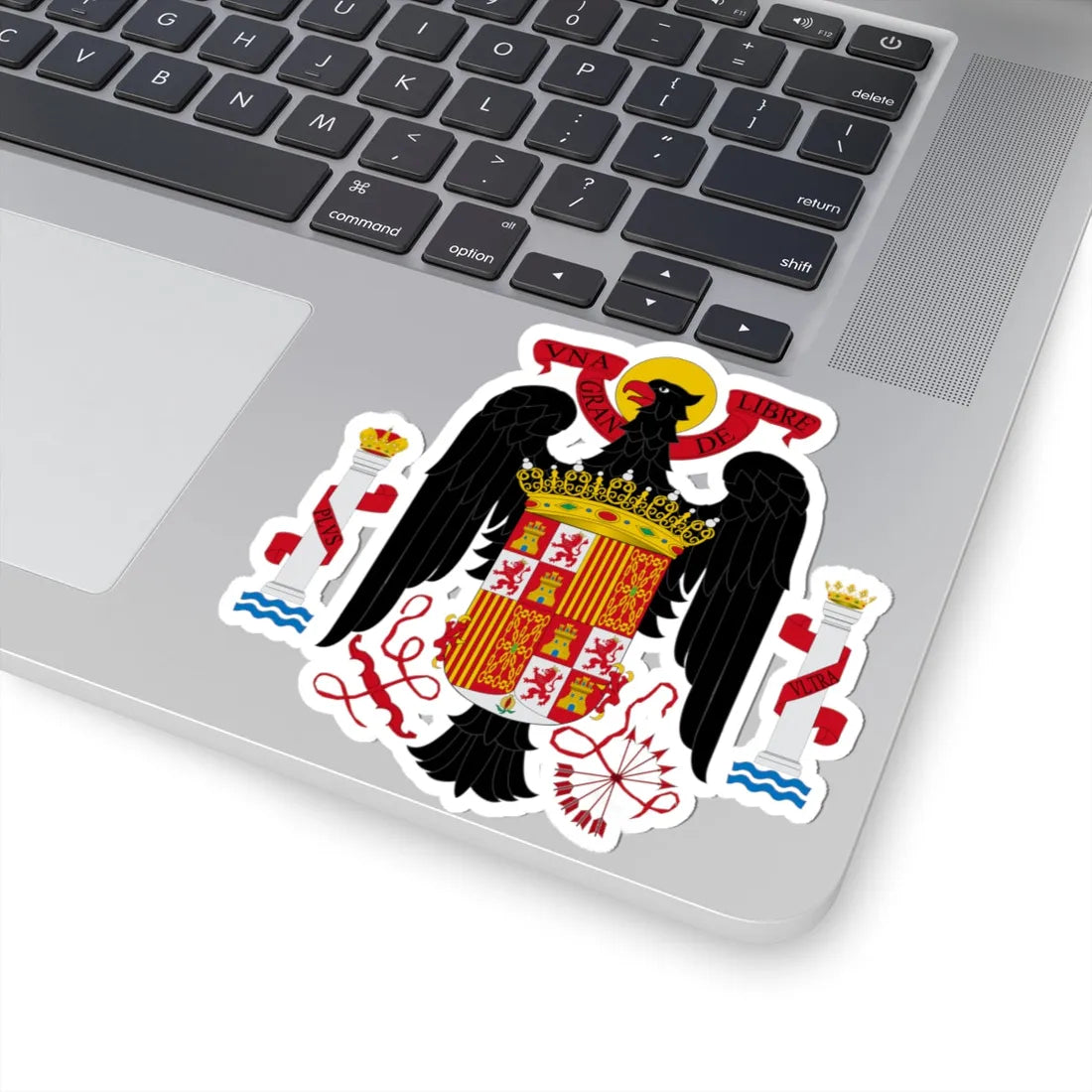 COA Spain 1945 1977 (Spain) (Coat of Arms) STICKER Vinyl Kiss-Cut Decal - The Sticker Space