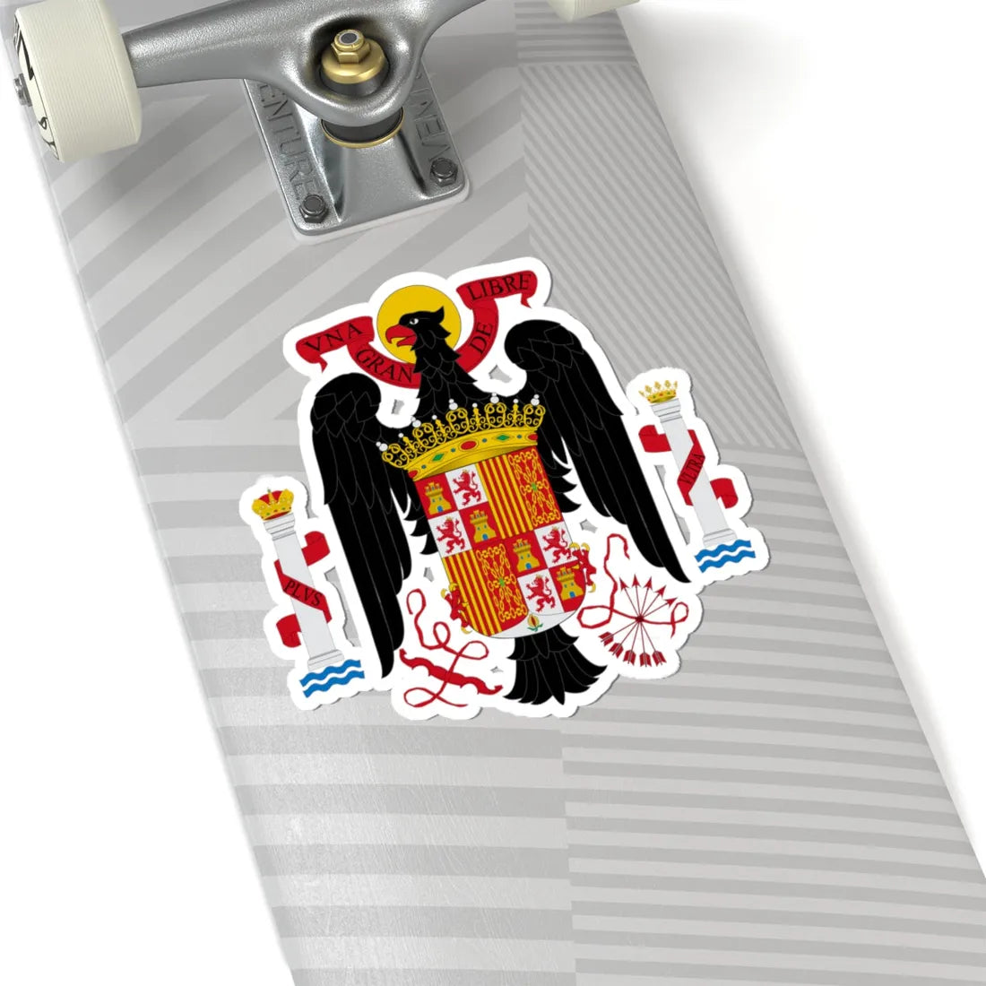 COA Spain 1945 1977 (Spain) (Coat of Arms) STICKER Vinyl Kiss-Cut Decal - The Sticker Space
