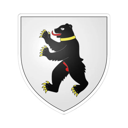 CoA St Gall St Gall (Switzerland) (Coat of Arms) STICKER Vinyl Kiss-Cut Decal 6 Inch White - The Sticker Space