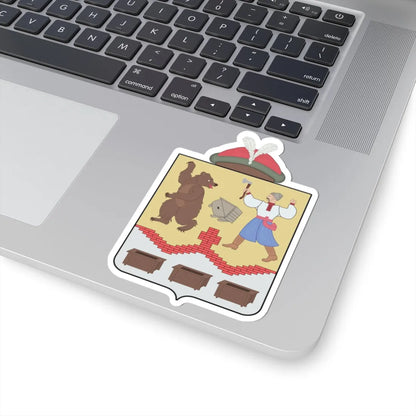 Coa Subotiv Cherkasy oblast Ukraine (Ukraine) (Coat of Arms) STICKER Vinyl Kiss-Cut Decal - The Sticker Space