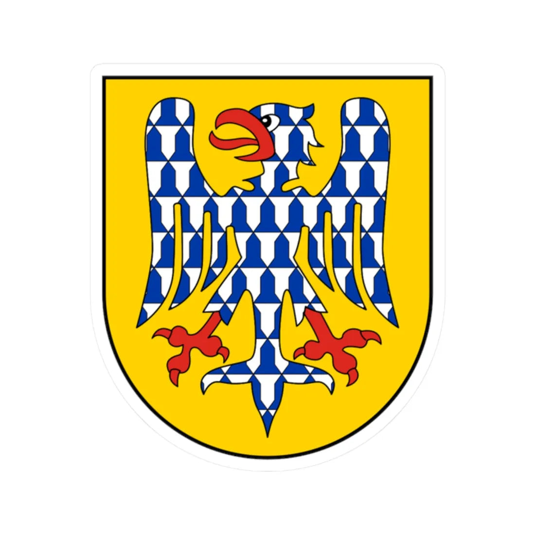 Coa Switzerland Town Waldenburg (Switzerland) (Coat of Arms) STICKER Vinyl Kiss-Cut Decal 2 Inch White - The Sticker Space