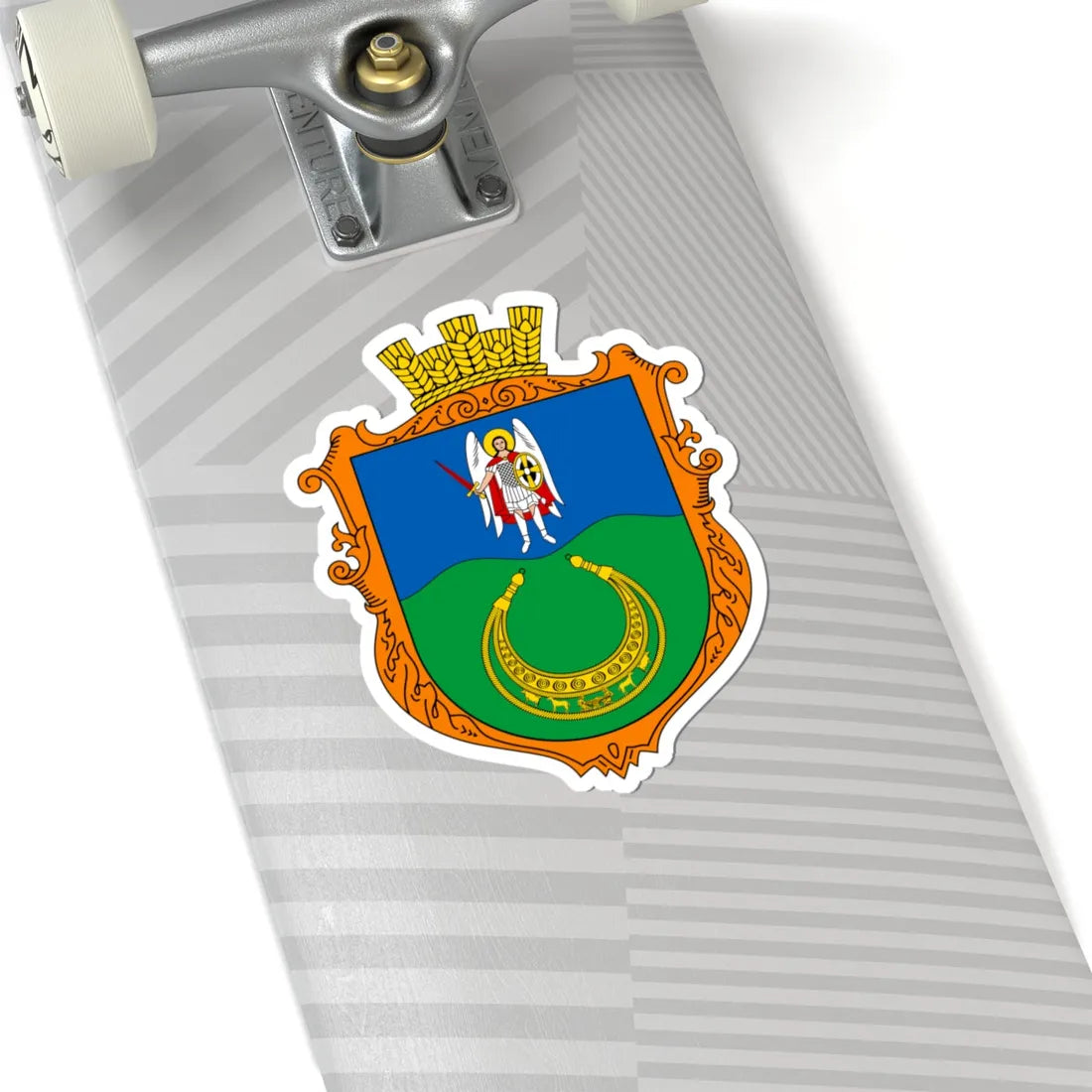 COA Tarasivka Kyivska Ukraine (Ukraine) (Coat of Arms) STICKER Vinyl Kiss-Cut Decal - The Sticker Space