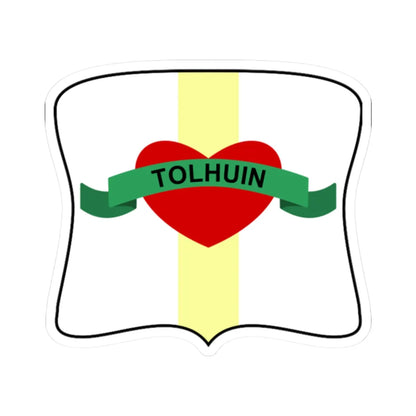 COA Tolhuin (Argentina) (Coat of Arms) STICKER Vinyl Kiss-Cut Decal 2 Inch White - The Sticker Space